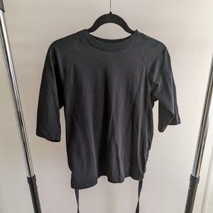 Tibi Ruched Back Cutout Tee